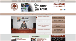 Desktop Screenshot of konya.mazlumder.org