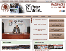Tablet Screenshot of konya.mazlumder.org
