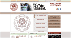 Desktop Screenshot of malatya.mazlumder.org